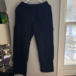 TNA Black Flare Cargo Pants